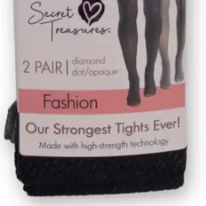 No Nonsense Great Shape Opaque Tghts Black Extra Large - 1 Pair
